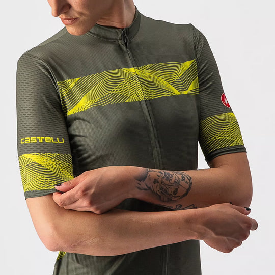 Dres Castelli Fenice Jersey Green