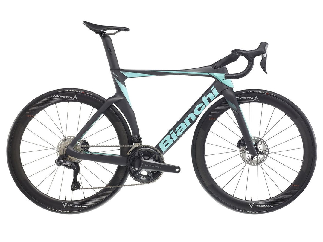 Bianchi Oltre PRO Ultegra 12 di2 černá celeste