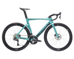 Aero silniční kolo Bianchi Oltre Comp 105 di2 12s celeste
