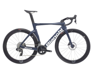 Aero silniční kolo Bianchi Oltre Comp 105 di2 12s blue grey