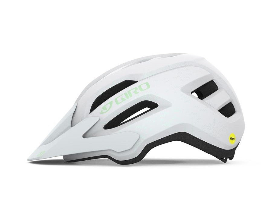 Dámská cyklistická přilba GIRO Fixture II MIPS W Mat White/Space Green