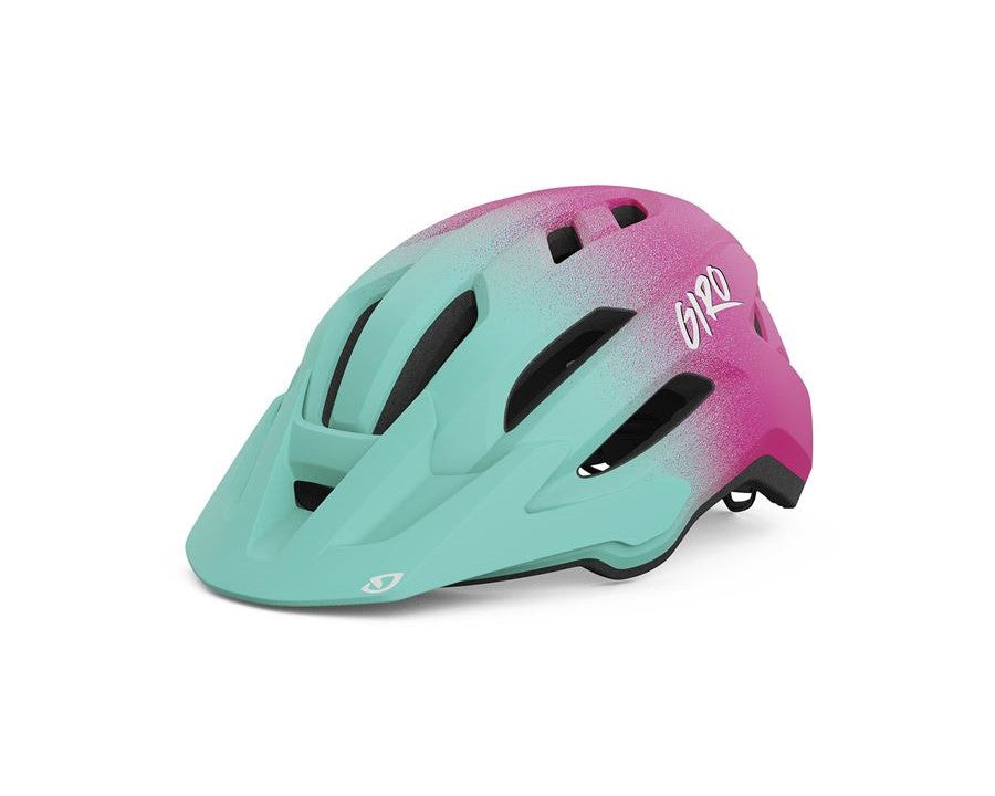 Dětská cyklistická přilba GIRO Fixture II MIPS Youth Mat Teal Fade