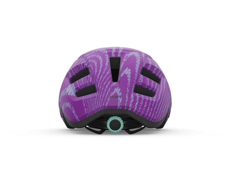 Dětská cyklistická přilba GIRO Fixture II Youth Mat Purple Ripple