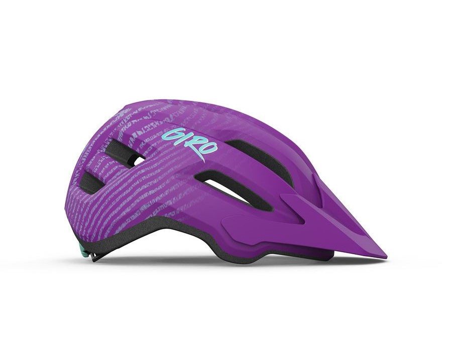 Dětská cyklistická přilba GIRO Fixture II Youth Mat Purple Ripple
