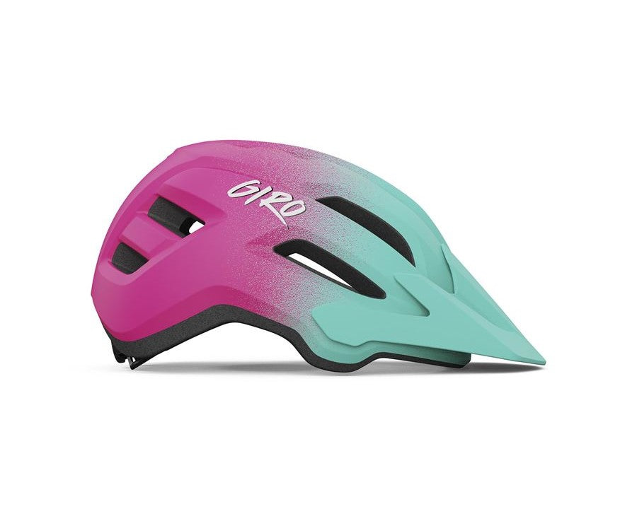 Dětská cyklistická přilba GIRO Fixture II Youth Mat Teal Fade