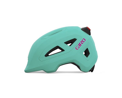 Dětská cyklistická přilba GIRO Scamp II LED Mat Screaming Teal S