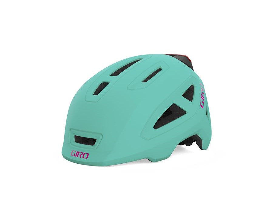 Dětská cyklistická přilba GIRO Scamp II LED Mat Screaming Teal S