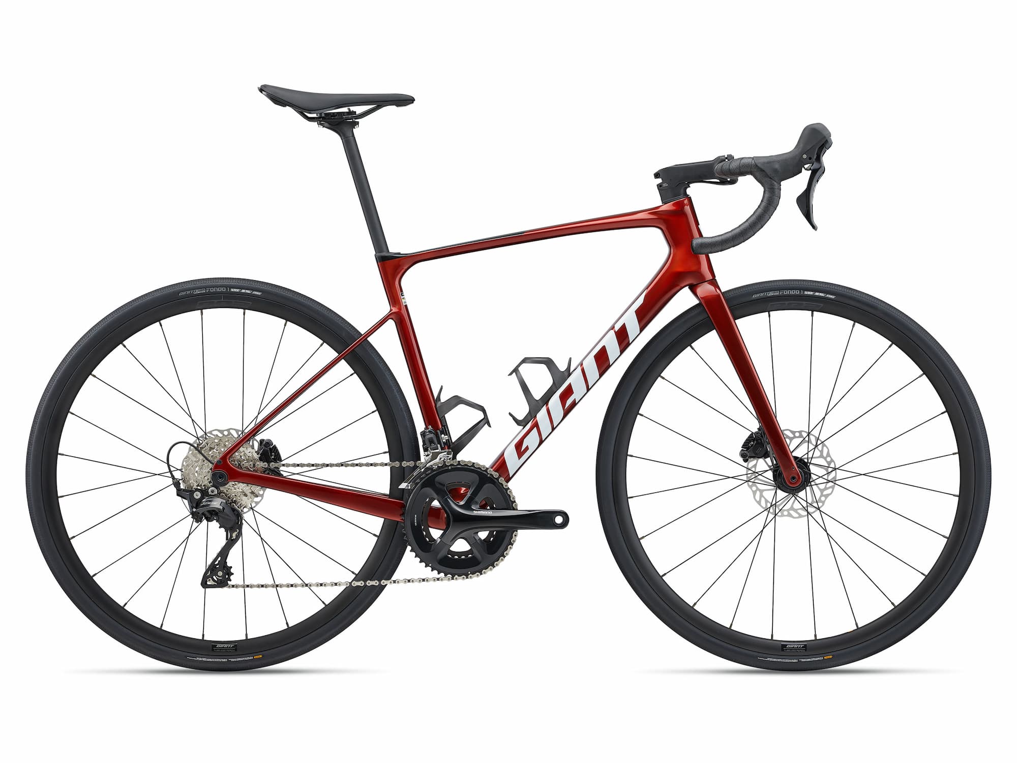 Karbonové silniční kolo Giant Defy Advanced 2, Shimano 105 12s, plná integrace kabelů