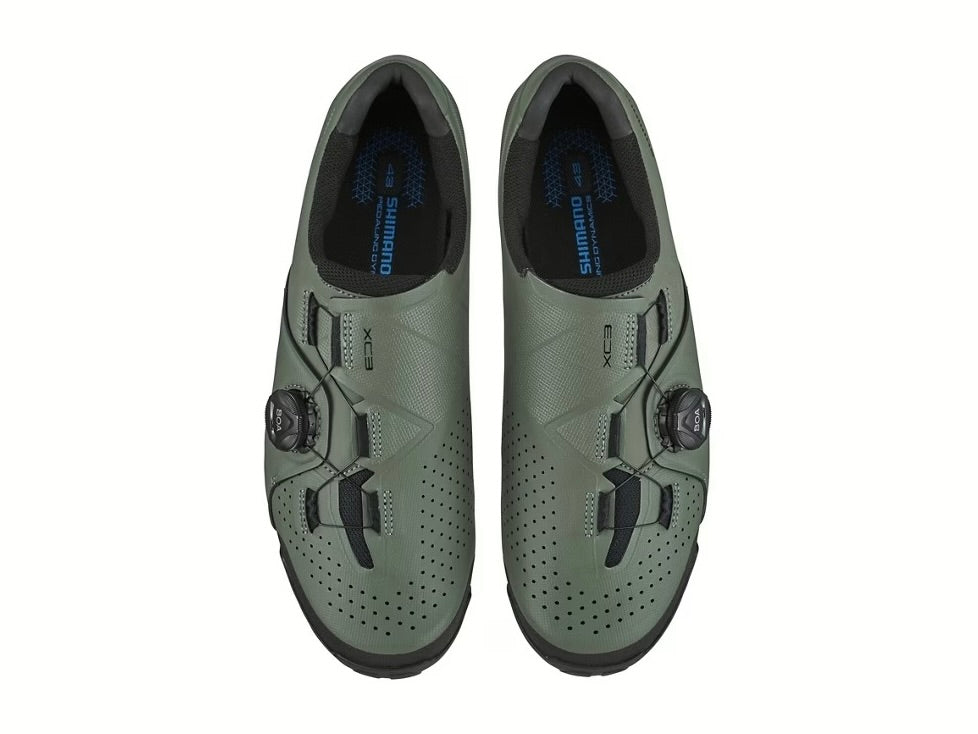 Tretry Shimano XC3 Olive