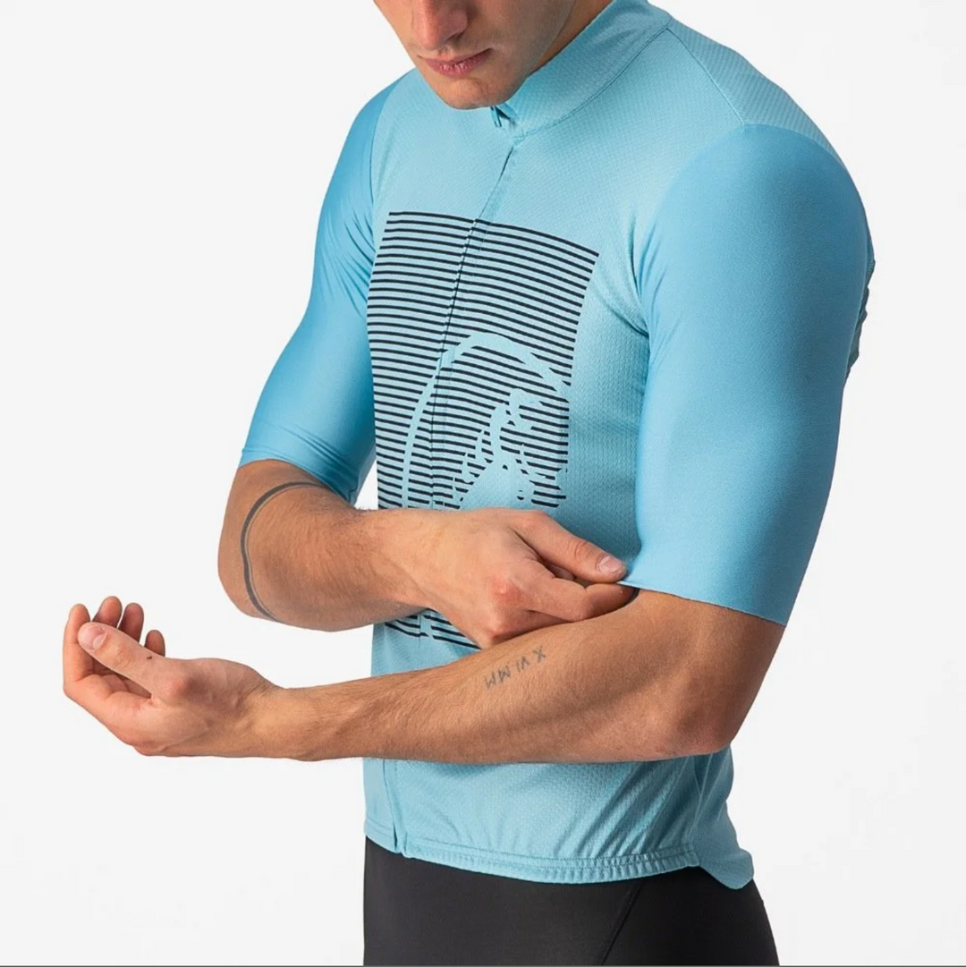 Castelli  Bagarre Jersey Celeste Blue