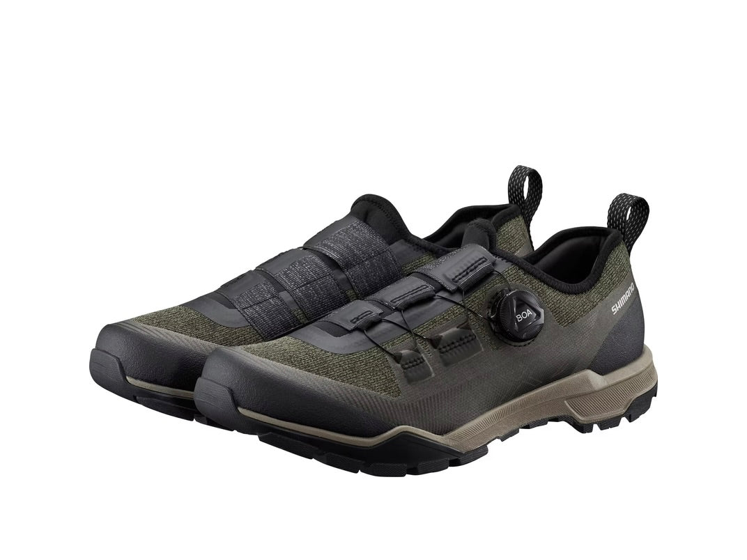 Cyklistické boty Shimano EX7 Olive