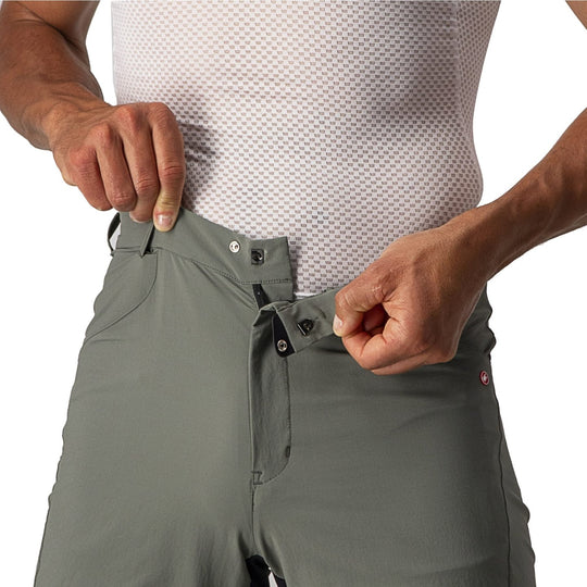 Pánské kraťasy - CASTELLI Unlimited W Baggy - Forest Gray